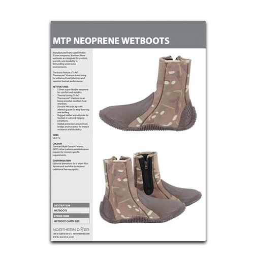 MTP Wetboots Datasheet